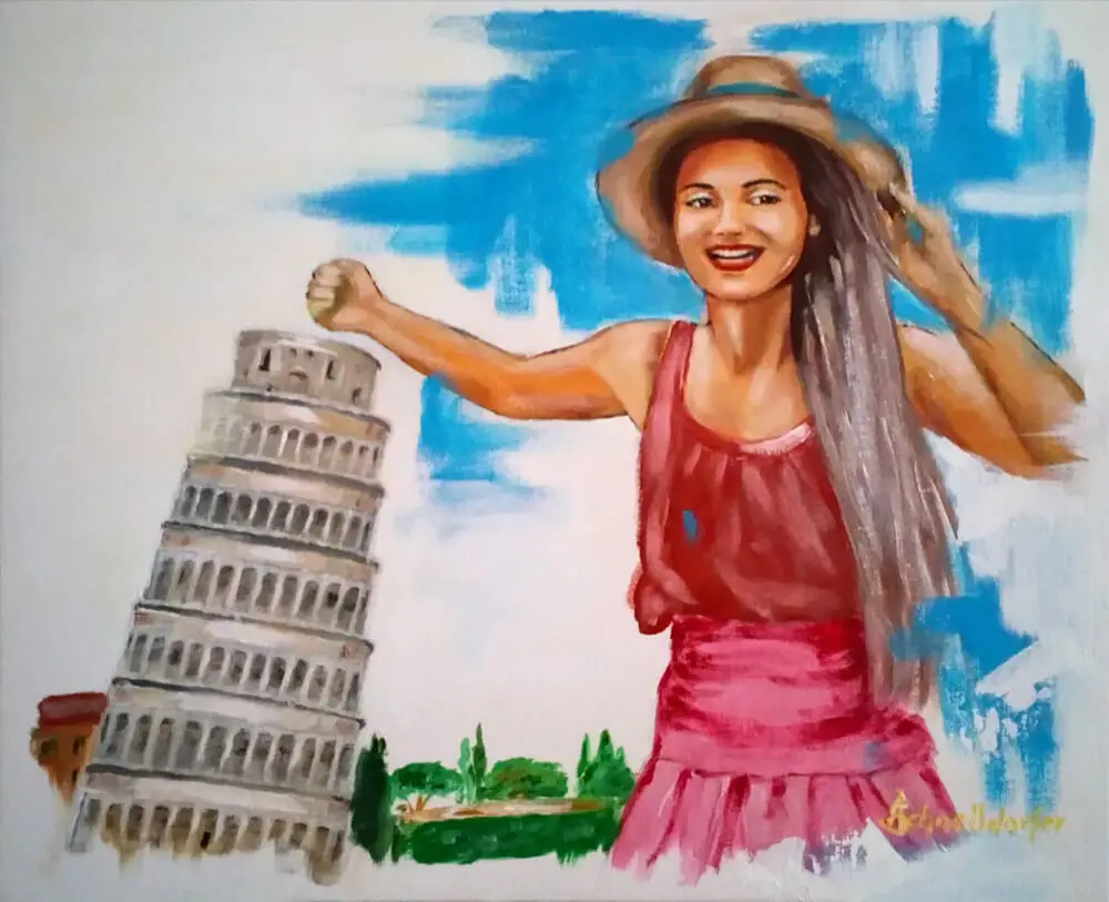 Italia (Acryl auf Leinwandkarton)